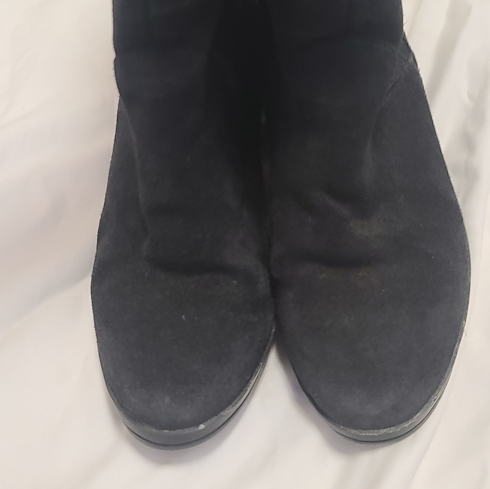 Leather wool lined warm boots, made in England, size 38 - Picture 5 of 12